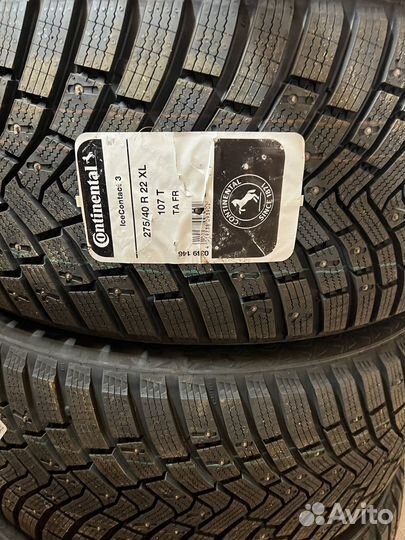 Continental IceContact 3 SUV 275/40 R22 и 315/35 R22