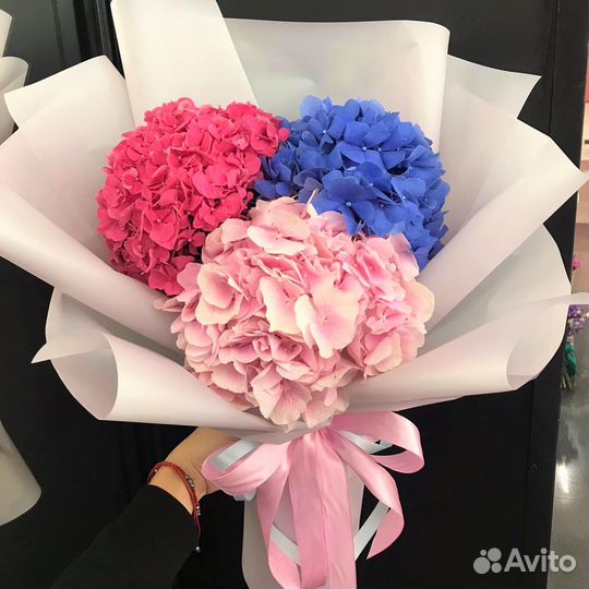 Пушистые Гортензии в Букетах. Доставка/Самовывоз