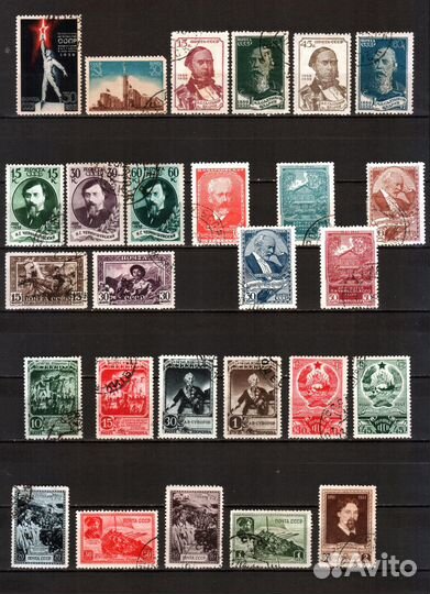 1939-41 г. г. полные гашённые серии СССР