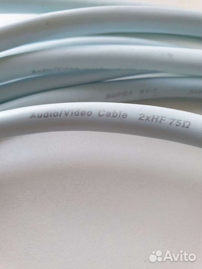 Аудио видео кабель Supra