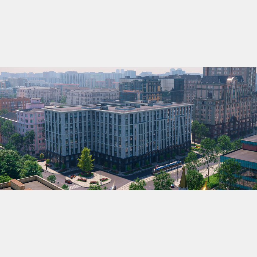 Апартаменты-студия, 45,7 м², 10/10 эт.