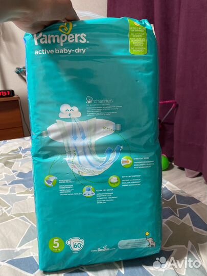 Подгузники памперс 5