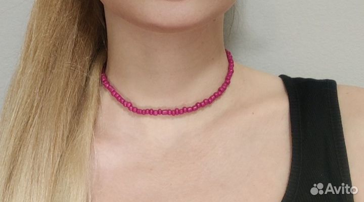 Чокер из бисера