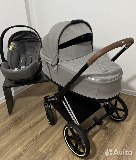 Коляска Cybex priam lll Soho grey 2 в 1