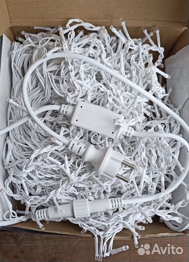 Гирлянда уличная бахрома 40 метров