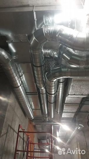 Монтаж вентиляции любых объемов и сложности