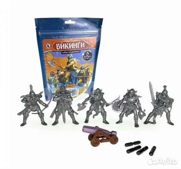 Набор солдатиков Викинги, 00417 41148