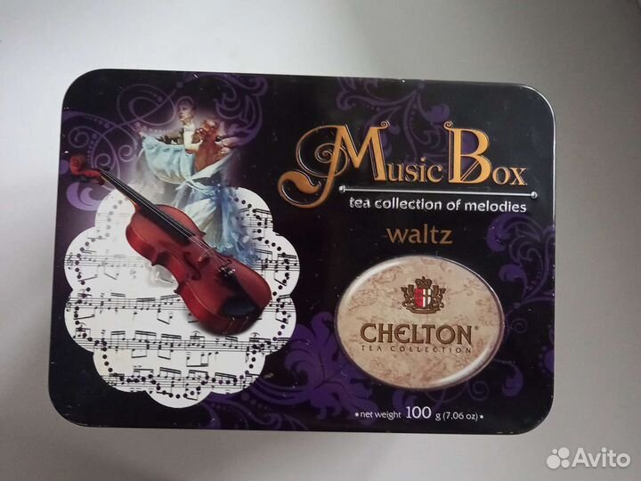 Жестяная музыкальная шкатулка