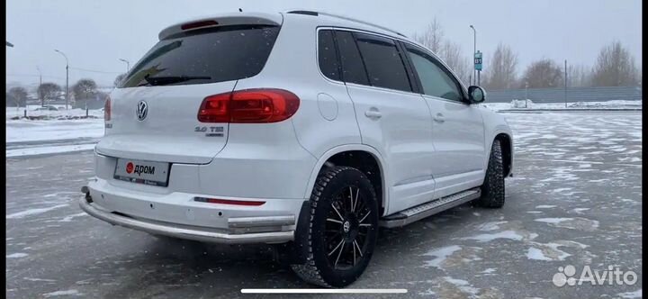 Обвес Tiguan. Защита переднего и заднего бампера