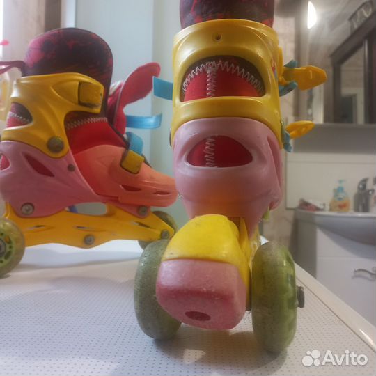 Ролики для начинающих раздвиж 30-32р