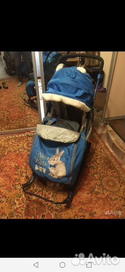 Коляска санки