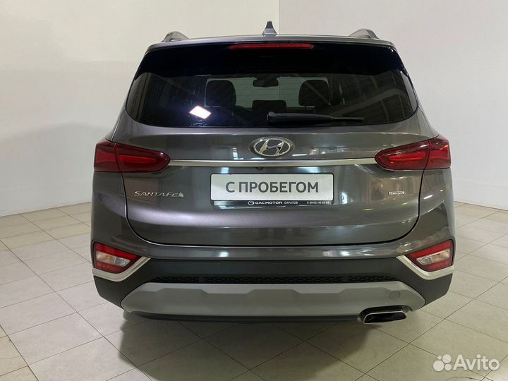 Hyundai Santa Fe 2.4 AT, 2019, 142 000 км