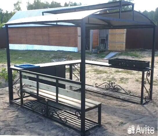 Мангал С крышей