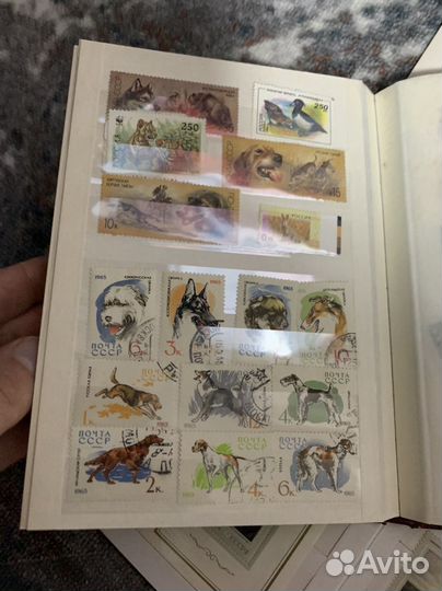 Большая коллекция марок СССР и иностранных