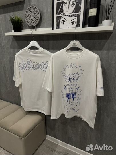 Футболка vetements anime