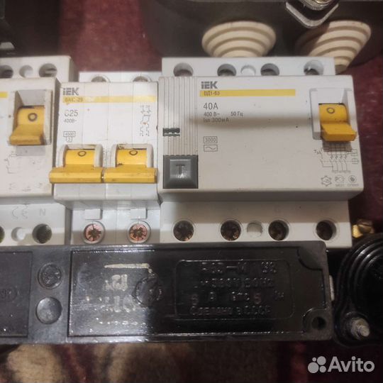 Автоматический выключатель СССР