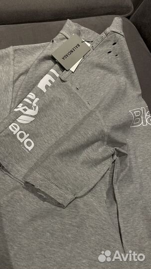 Футболка Balenciaga Al Generated Grey