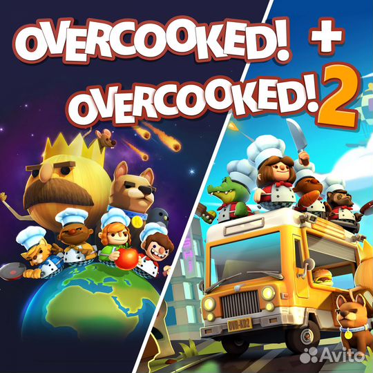 Overcooked + Overcooked 2 Ps4 / Ps5
