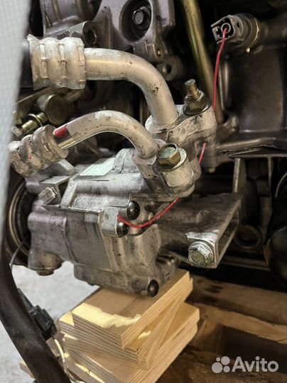 Компрессор кондиционера HR15 nissan