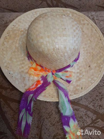Шляпа летняя новая женская соломенная