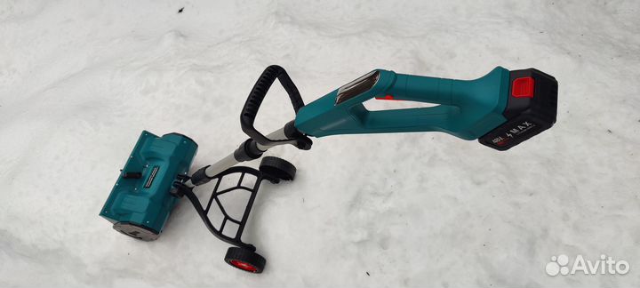 Снегоуборщик 2 аккумулятора по 48V с регулировкой