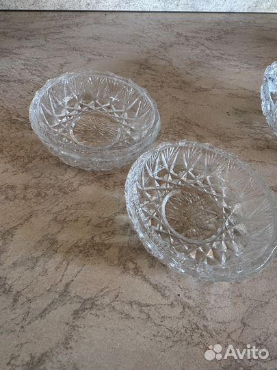Конфетница хрусталь СССР