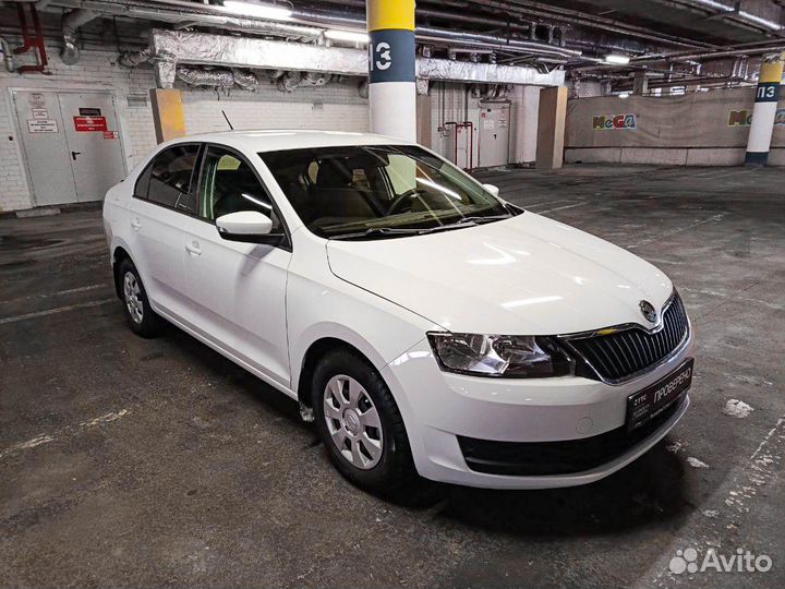 Skoda Rapid 1.6 МТ, 2018, 93 100 км