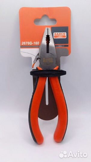 2678 G-160 bahco плоскогубцы универсальные