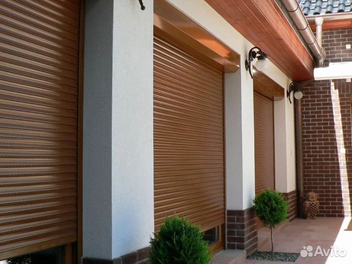 Ролетные ворота с установкой / Рольставни