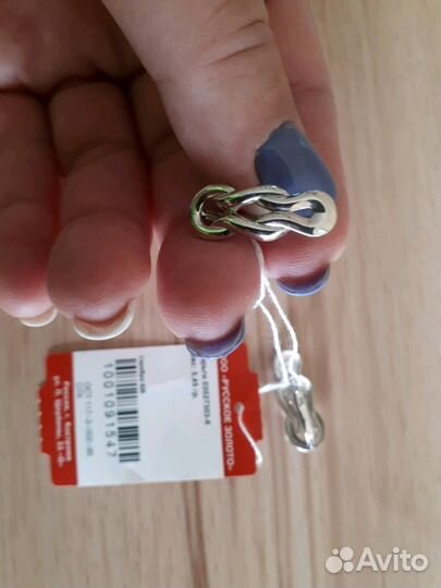 Серебряные серьги