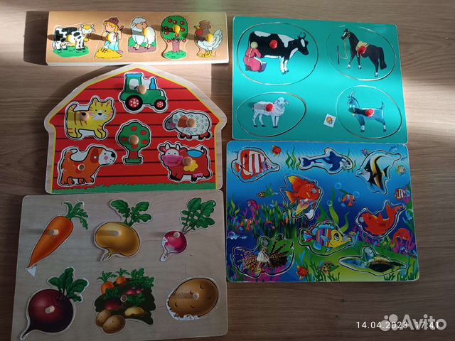 Деревянные пазлы для детей