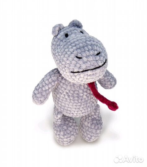 Плюшевый бегемотик Тотошка
