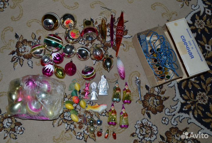 Елочные игрушки СССР