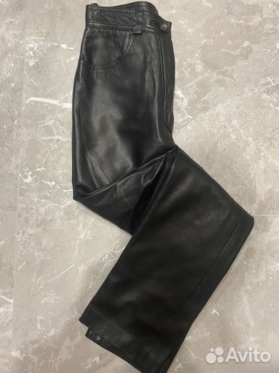 Брюки кожаные