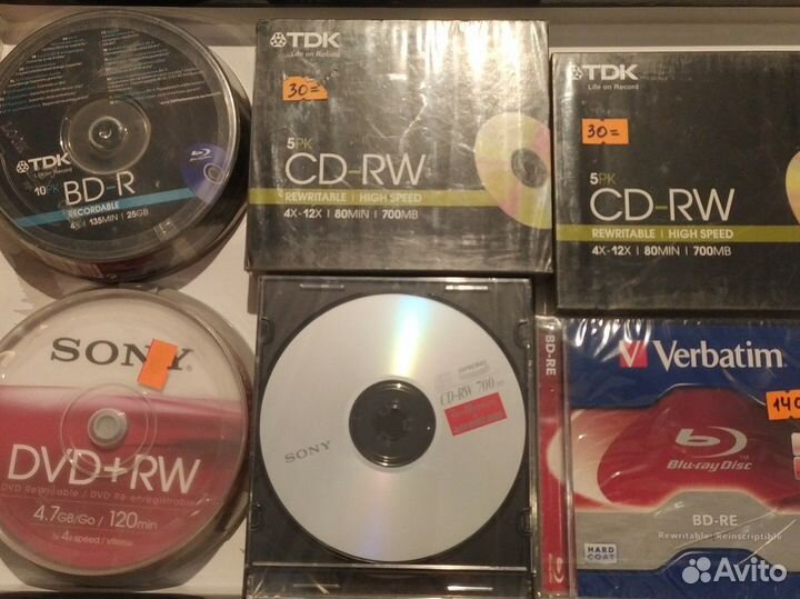 Диски dvd, CD, BD, болванки