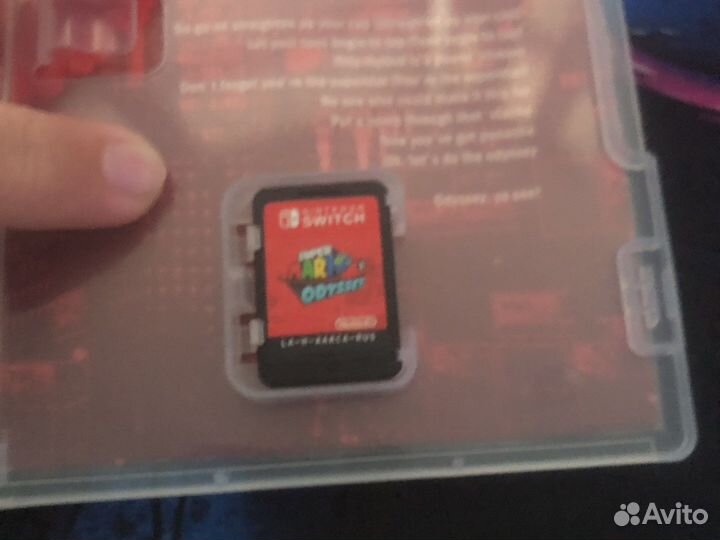 Картридж super mario odyssey