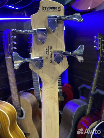 Бас Гитара Cort PJ-OPB Action Series + Комбик 10вт