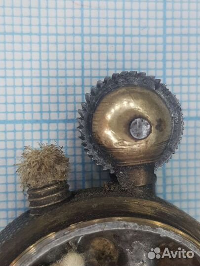 Зажигалка бензиновая круглая.(антикварная)