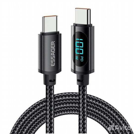 Кабель зарядный с дисплеем Essager USB Type-C