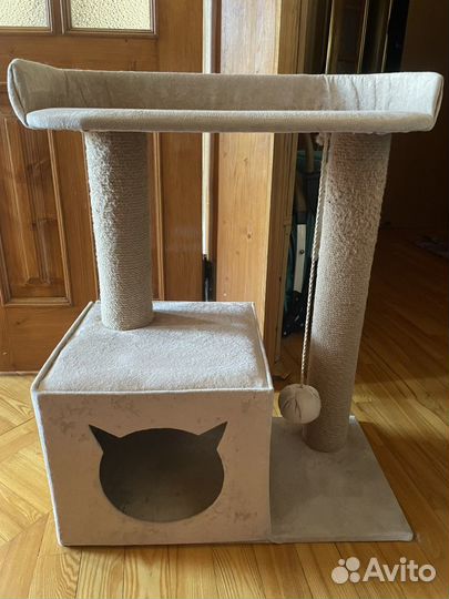 Когтеточка-домик для кошки бу