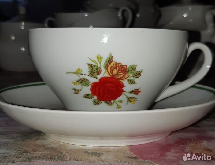 Чашка с блюдцем