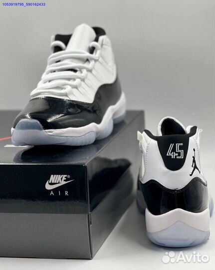 Кроссовки nike air jordan 11 retro white