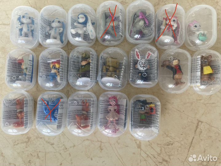 Игрушки чупа чупс энчантималс, зайки пиглетт