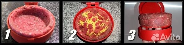 Пресс для формирования котлет с начинкой 