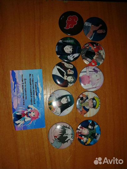 Значки с аниме наруто+человек паук