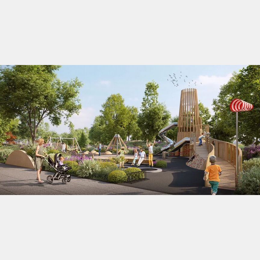 1-к. квартира, 61,3 м², 7/19 эт.