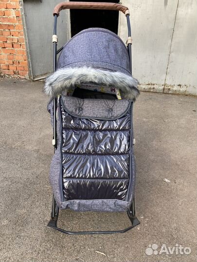 Детские санки с колесами