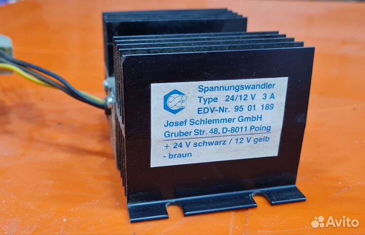 Конвектор, преобразователь с 24v на 12v
