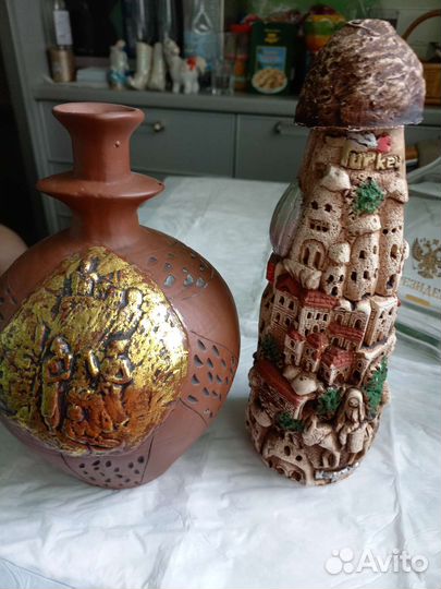 Декоративные бутылки, цена разная