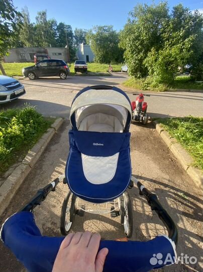 Коляска люлька для новорожденных бу